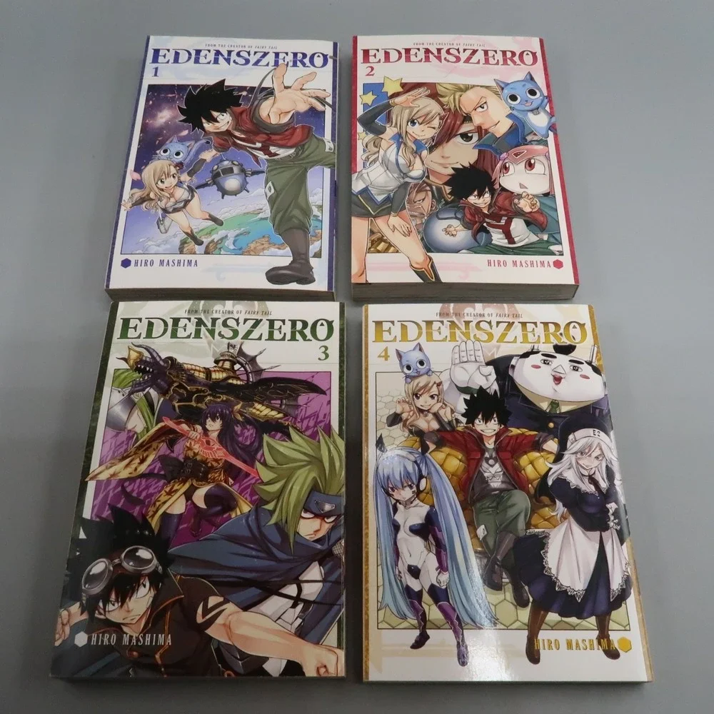 Edens Zero Volumes 1-4 by Hiro Mashima Kodansha Comics Manga Book Lot